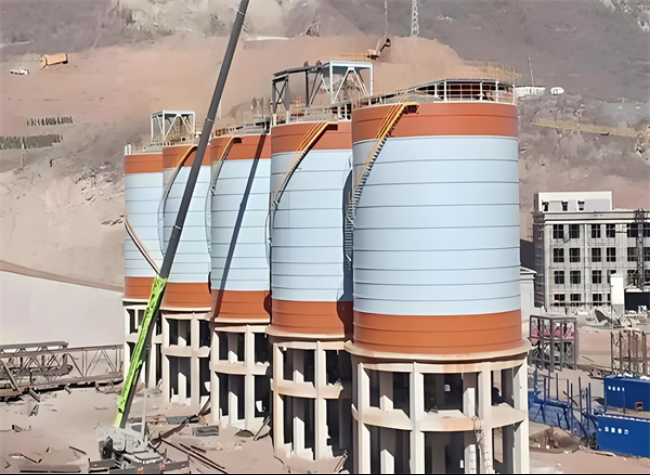 覃塘高架钢板仓